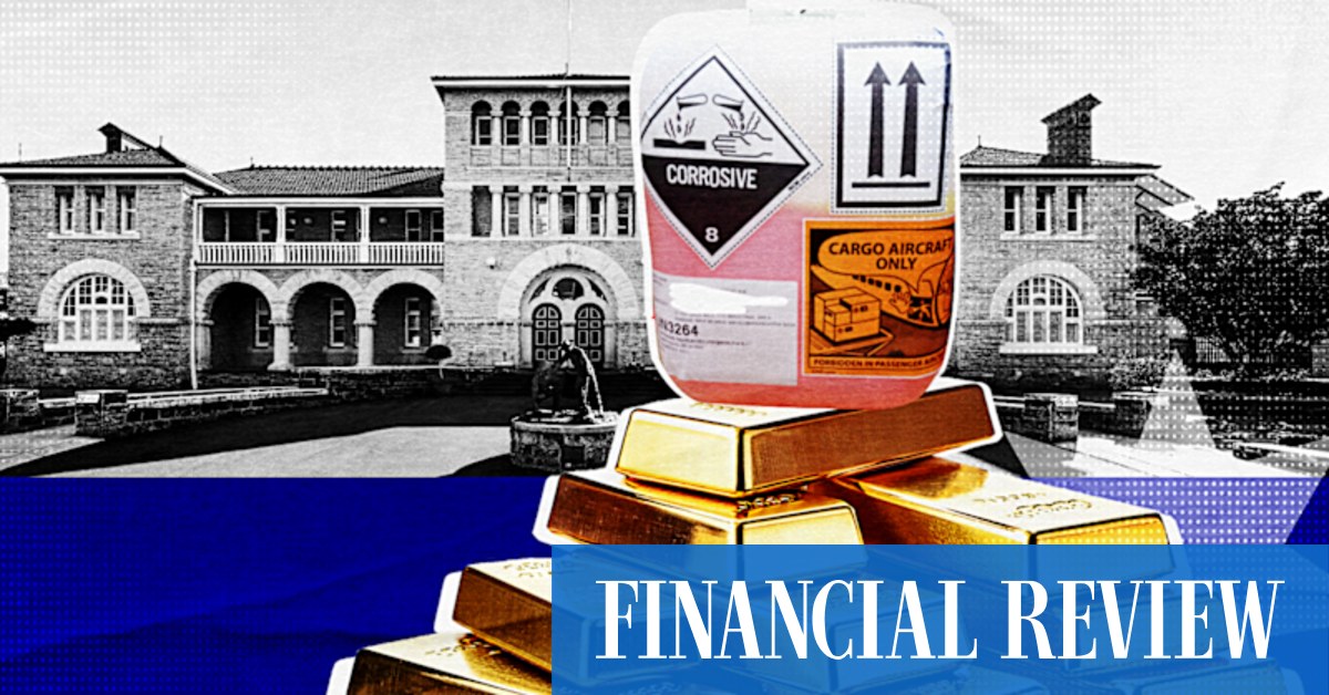 Perth Mint’s deal to ship barrels of ‘acid gold’ to India