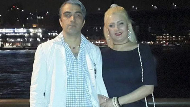 Amir Darbanou has been jailed for the murder of his wife Nasrin Abek. 
