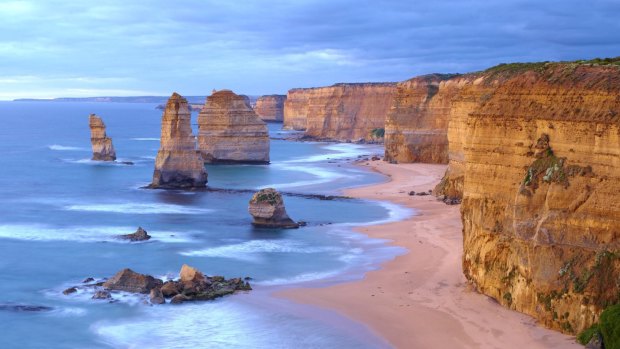 The Twelve Apostles is a popular Christmas Day destination for locals and receives an influx of foreign tourists over the Chinese New Year festival.