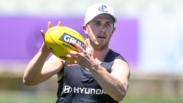 Marc Murphy has handed over the Carlton captaincy but remains in the leadership group.