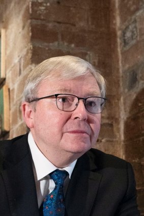Former prime minister Kevin Rudd said  Senator Di Natale's description of him as a "sociopath" was inaccurate.