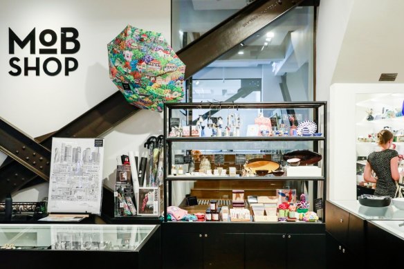 Museum of Brisbane Shop has a curated selection of homewares, jewellery and books, many with a Brisbane theme.