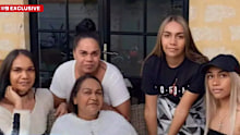 WA grandmother Donna Nelson (centre), who was jailed in Japan after being duped into smuggling drugs, is back on home soil after a prison transfer to Bandyup Women’s Prison.