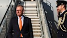 Prime Minister Anthony Albanese arrives in Rome.