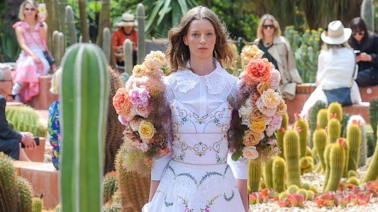 Thorny issues ... Melbourne Fashion Week played host to Australia's first catwalk in eight months.