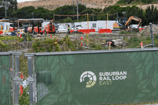 Suburban Rail Loop works