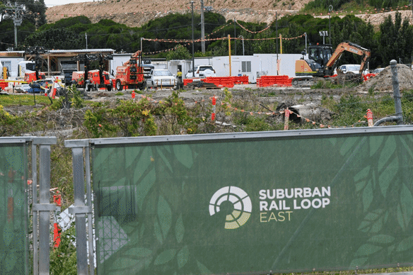 Suburban Rail Loop works