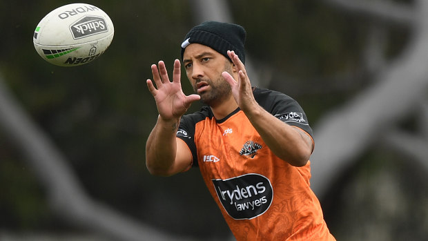 Benji Marshall at training this week.