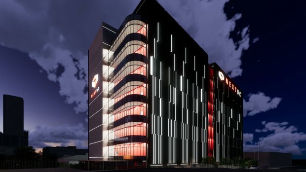An artist's impression of NextDC's East Perth data centre.