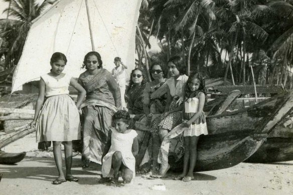 Five generations of Chandran’s family in Colombo in 1967 – “their storytelling has inspired me,” she says.