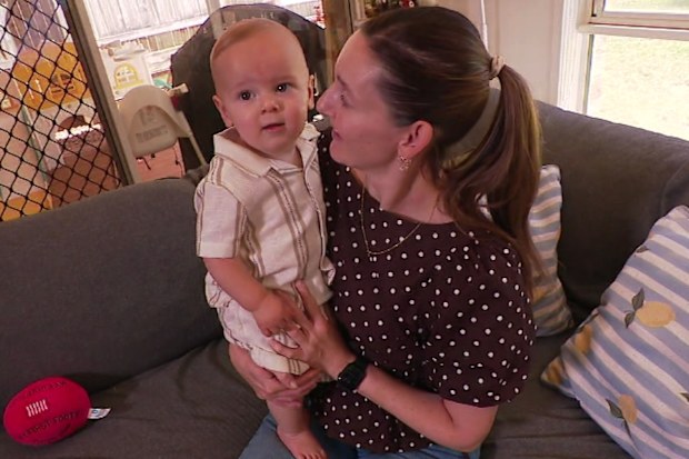 Paige Oclery’s son Ollie 