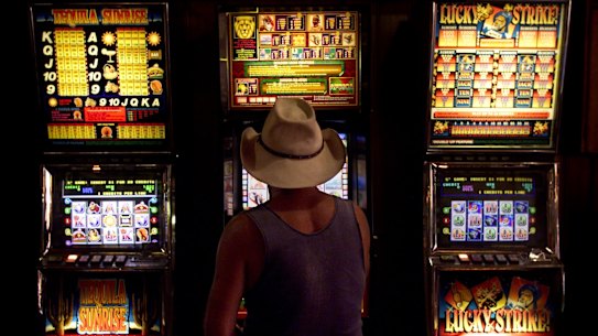 The proposed move to cashless gambling would require all gamblers to use a government-issued card. 