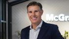 Geoff Lucas, chief executive of McGrath Ltd in the new Pyrmont office