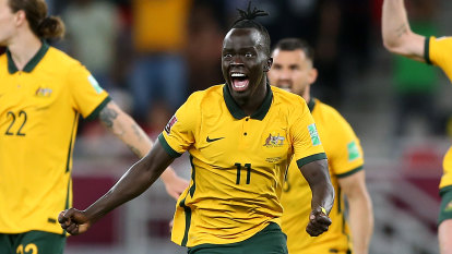 ‘It was to thank Australia’: Refugee Socceroo dedicates penalty to new home