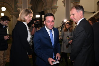 Opposition Leader Matthew Guy distanced himself from Tim Smith after the drunk-driving incident last year.
