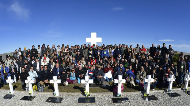 Up until this week, the soldiers' graves were marked with the encryption "Only known to God".