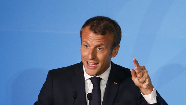 French President Emmanuel Macron said the country needs to review its medical program to ensure the country is not too "attractive" for migrants. 