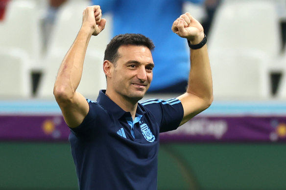 Argentina coach Lionel Scaloni.