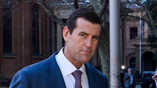 Ben Roberts-Smith arrives at the Federal Court in Sydney on Friday.