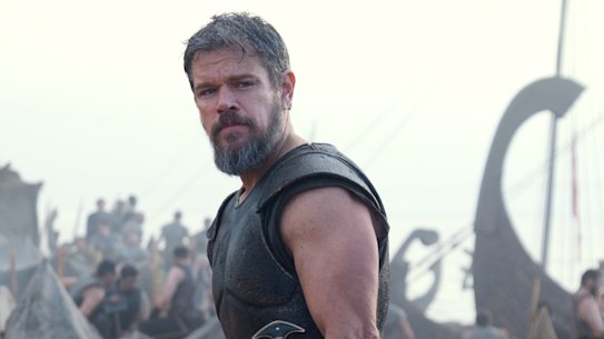 Matt Damon plays Odysseus in a scene from the movie.