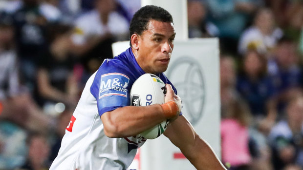 Loyalty: Will Hopoate has stuck by his dad after his latest on-field offence. 