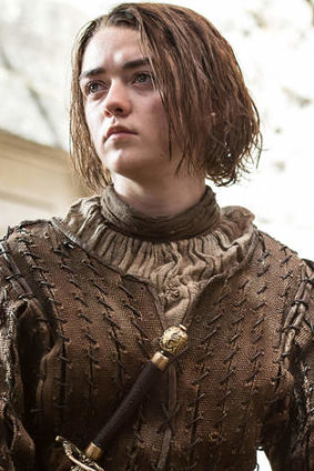 Arya Stark (Maisie Williams) in Game of Thrones season 5.