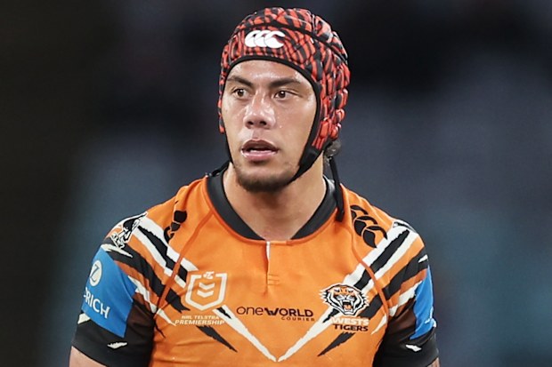 Jarome Luai seen in action against the Bulldogs