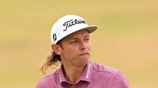 Cameron Smith on his way to success in the British Open.