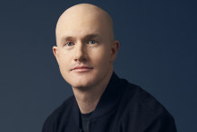 Portrait of Coinbase co-founder and CEO Brian Armstrong photographed by Michelle Watt in San Francisco, CA. (Supplied)