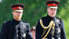 WINDSOR, UNITED KINGDOM - MAY 19:  Prince Harry walks with his best man, Prince William, Duke of Cambridge as they arrive at St George's Chapel at Windsor Castle before the wedding of Prince Harry to Meghan Markle on May 19, 2018 in Windsor, England. (Photo by Gareth Fuller - WPA Pool/Getty Images)