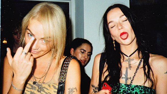 Fashion designers Cami James and Nadia Napreychikov – aka Discount Universe.