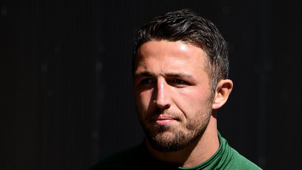 Sam Burgess has tweeted a denial that he has sexted anyone. 