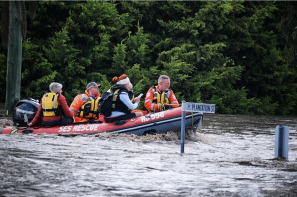 Scenes from around Melbourne after the rain poured down.