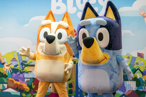 Bluey and Bingo will have a new interactive home at Hamilton Northshore from August 2024.