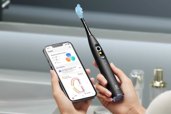 The app is fine if you want to see your efforts over time, but the screen on the brush itself is all you need.
