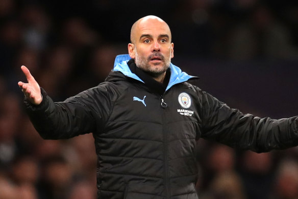 Pep Guardiola, the manager of Manchester City, pictured earlier this month.
