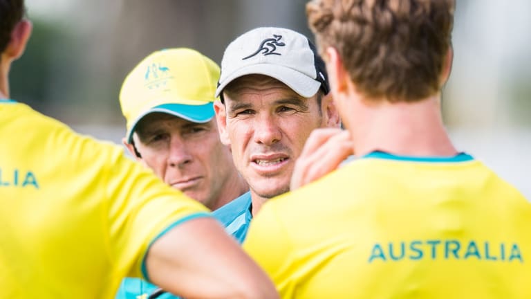 Mate against mate: Wallabies defence coach Nathan Grey.