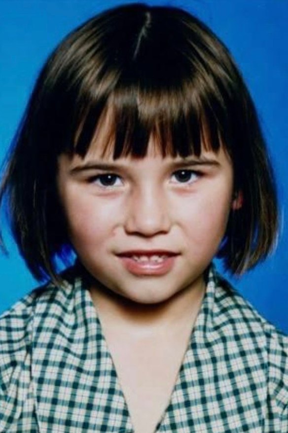 Zarisha when she was just a schoolgirl. 