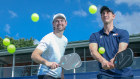 Pacific Pickleball co-founders Anthony Liveris (right) and Adam Thompson (left) are bringing the major US league to Australia.