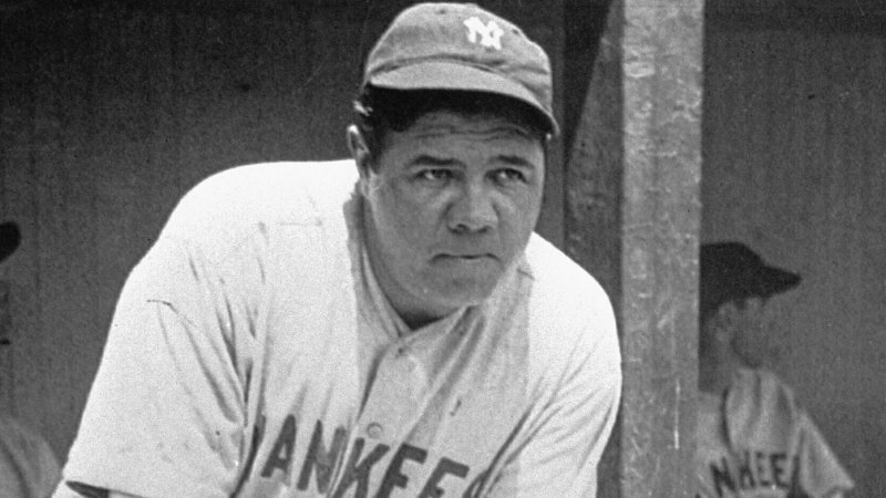 Babe Ruth, wearing his Yankees uniform for the last time, News