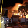 Man rescued from inner-Brisbane fires dies in hospital