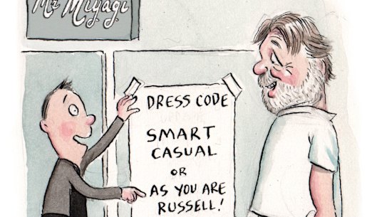 Russell Crowe is allowed in after all