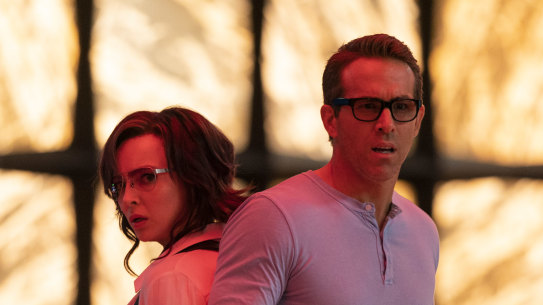 Out in December: Jodie Comer and Ryan Reynolds in Free Guy. 