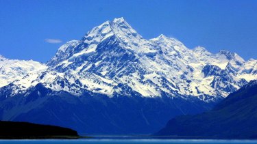 A view of Mount Cook.