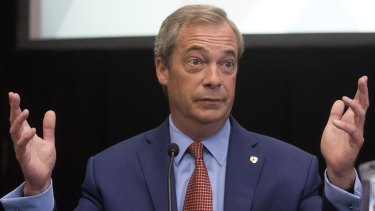 Nigel Farage, former leader of the UK Independence Party (UKIP).