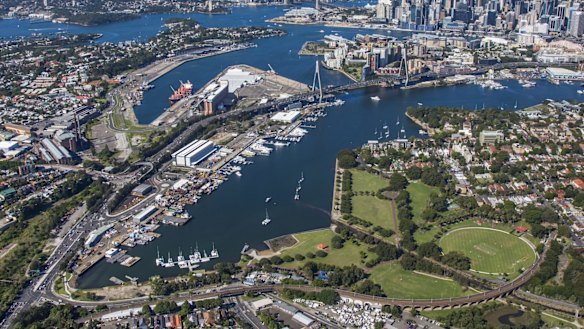 The Rozelle interchange will be built mostly underground in Sydney's inner west.