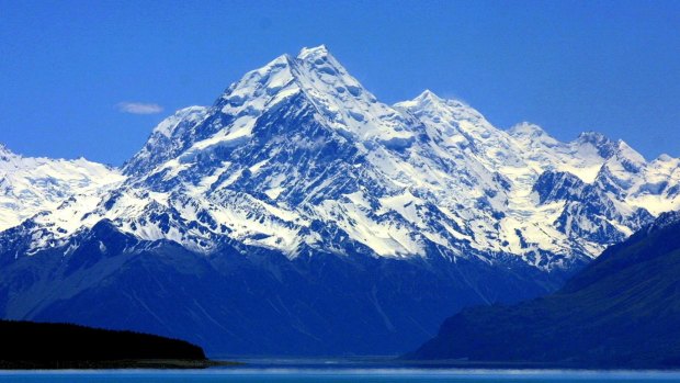 A view of Mount Cook.