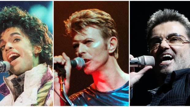 Artists such as Prince, David Bowie and George Michael saw surges in their streaming and sales figures immediately after their deaths.