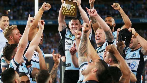 Above board: The Sharks' 2016 premiership is untainted by salary cap irregularity, says Shane Flanagan.