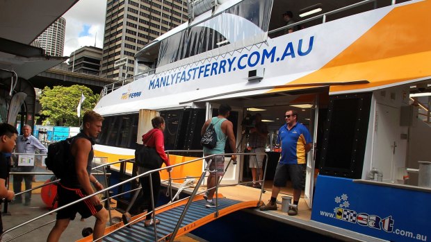 Manly Fast Ferry has warned it will be forced to cancel a large number of regular services from Friday.